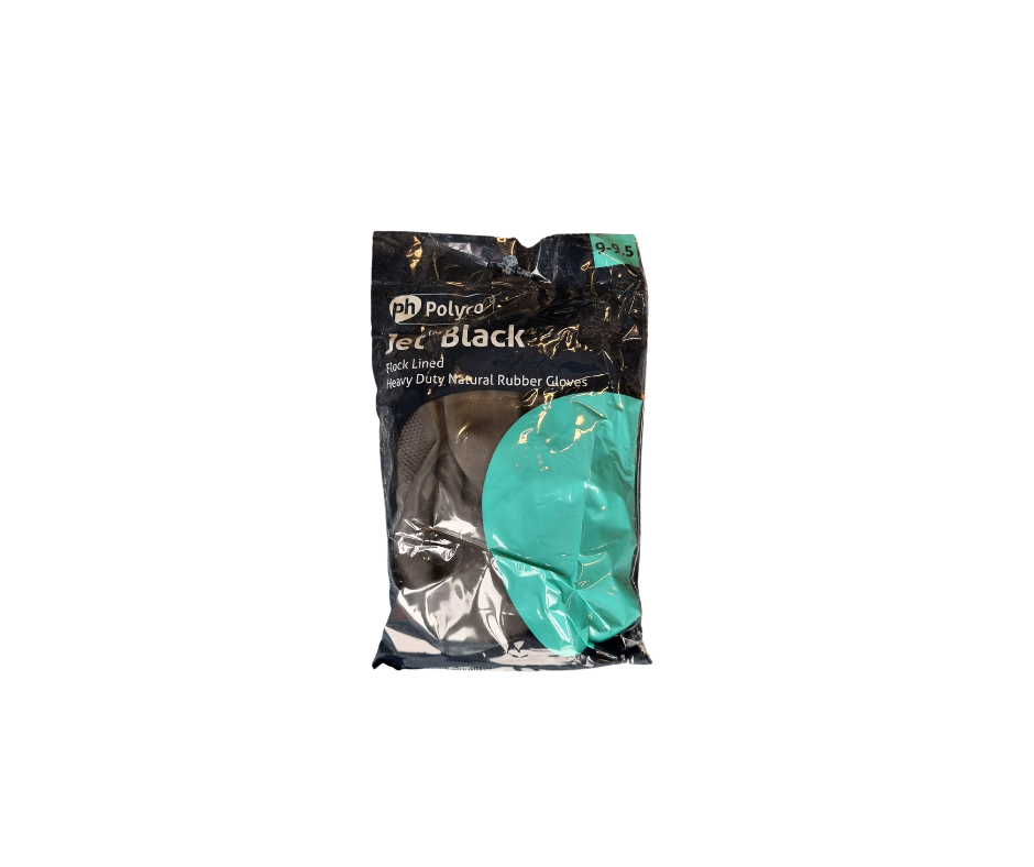 Gloves Black Heavy Duty Pair